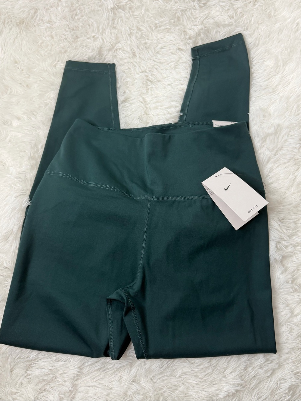 Nike Kids Dark Teal High-Rise Leggings
